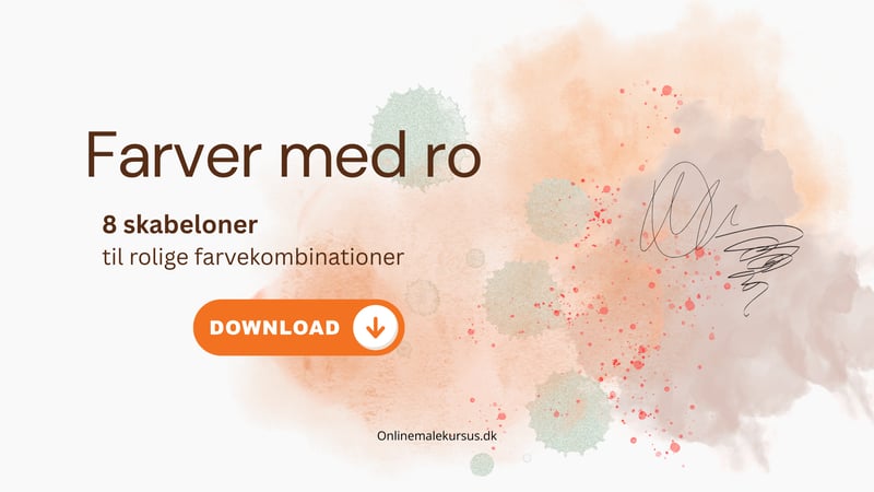 Farver med ro - farveskabeloner til din palette